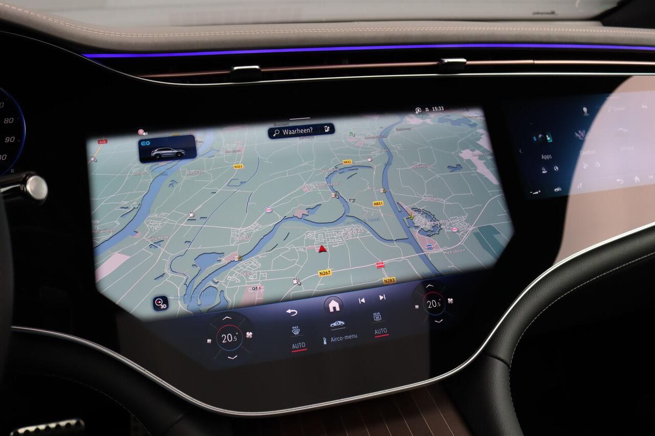 Mercedes-Benz EQE SUV 350 4MATIC AMG Line 91 kWh | ex BTW ¤65.600,- | Hyperscreen | Airmatic | Achterasbesturing | Distronic+ | Memory | Stoelventilatie | HUD | Burmester | Digital Light | Panoramadak | Surround Camera |