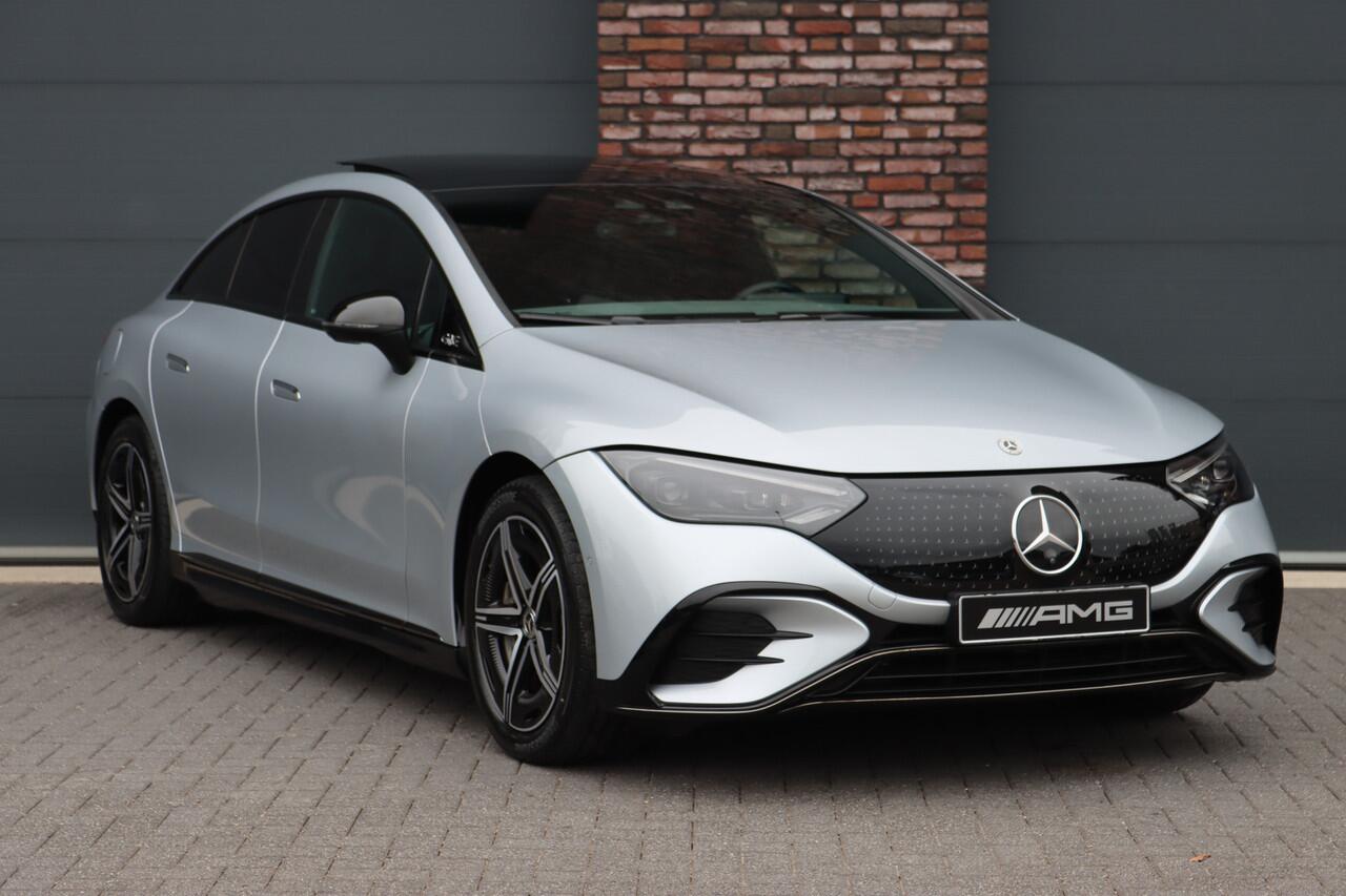 Mercedes-Benz EQE 300 AMG Line 89 kWh | Panoramadak | Distronic+ | Burmester | Memory | Leder | Surround Camera | Digital Light | Keyless Go | Warmtepomp |