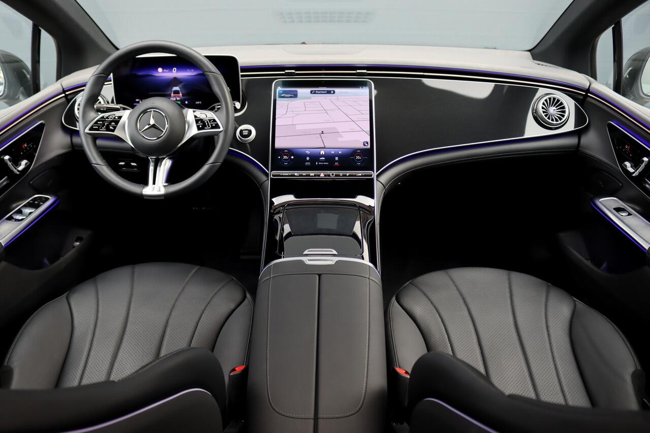 Mercedes-Benz EQE 300 Luxury Line 89 kWh | 39.500,- ex | Distronic | Panoramadak | Verwarmd Stuurwiel | Memory | Leder | Warmtepomp | Camera | Rijassistentiepakket | Digital Light |
