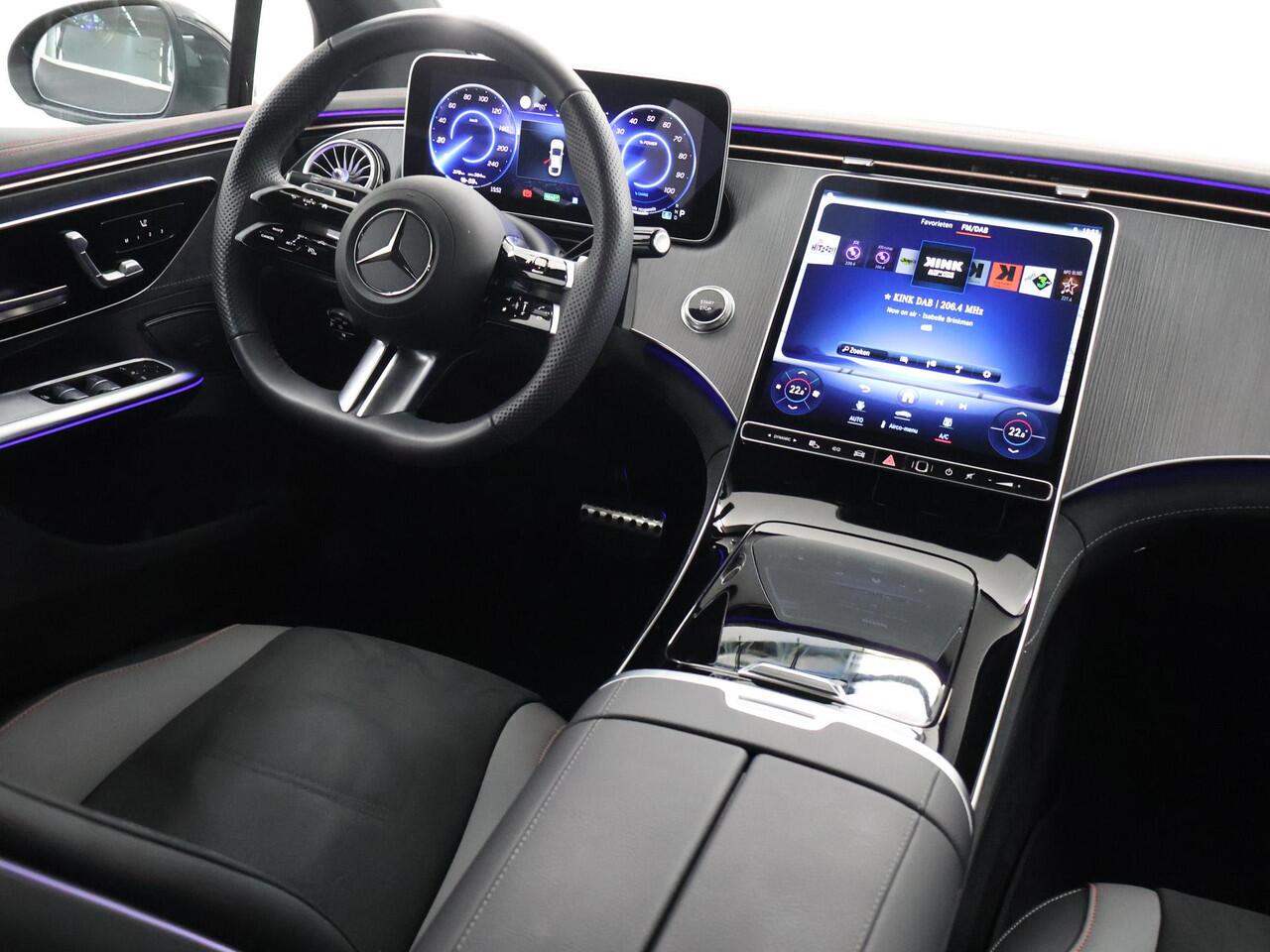 Mercedes-Benz EQE 300 AMG Line 89 kWh | Panoramadak | Memory | Sfeerverlichting | Apple carplay/Android auto | Dodehoekassistent | Manufaktur gordels |