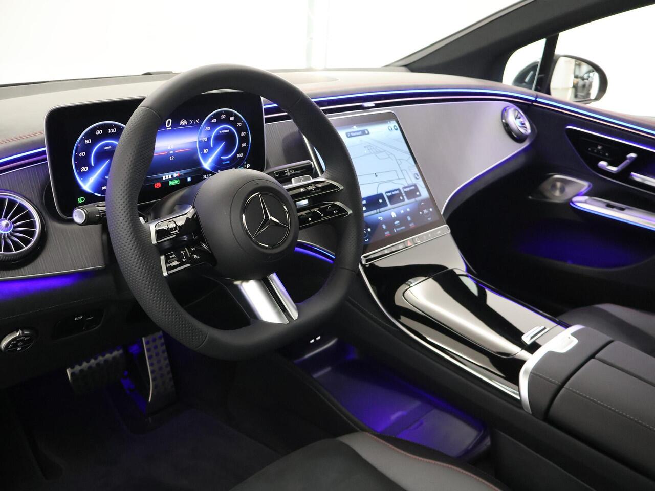 Mercedes-Benz EQE 300 Business Solution AMG 90 kWh | Panoramisch schuifdak | Burmester | AIRMATIC | MBUX augmented reality | Premium Pakket | Akoestisch comfortpakket |