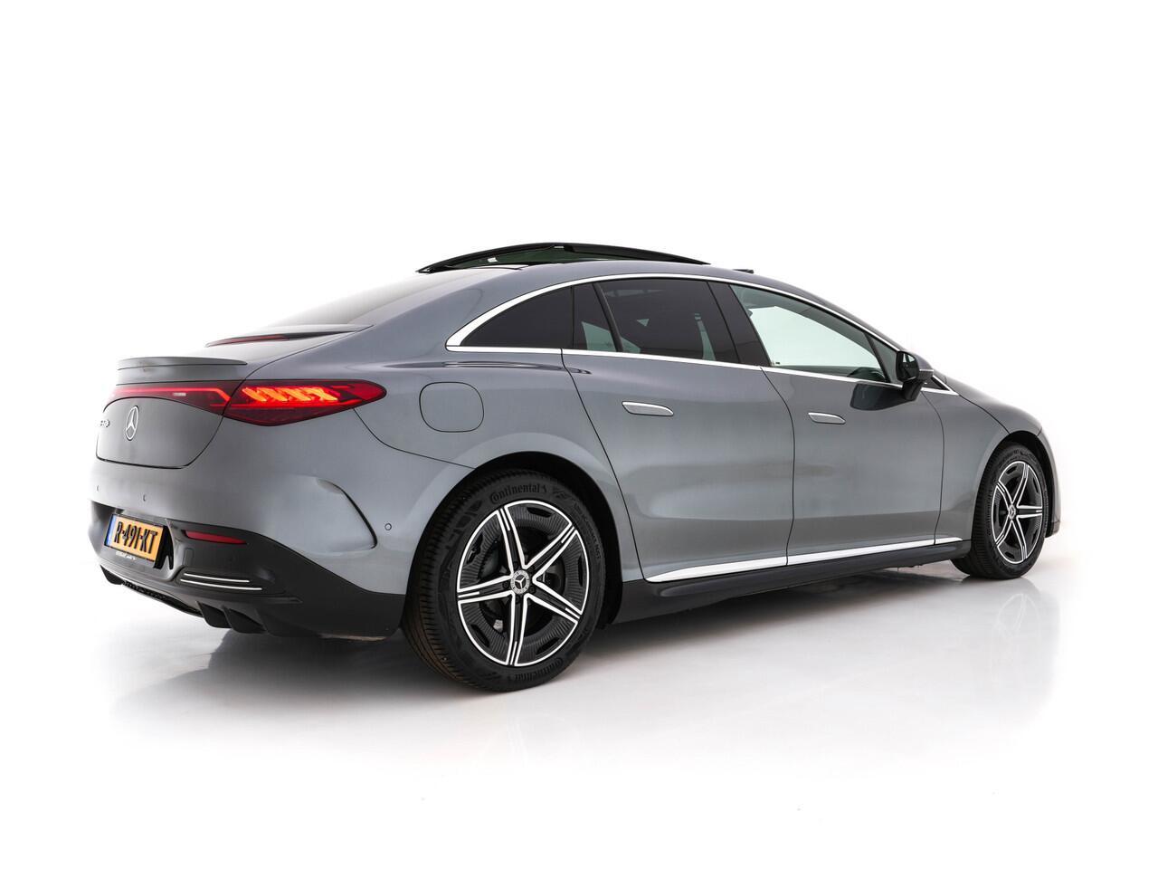 Mercedes-Benz EQE 350+ Launch-Edition AMG-Line 91 kWh [ 3-Fase ] Aut. *PANO | BURMESTER-SURROUND | ADAPTIVE-CRUISE | BLINDSPOT | LEATHER-MICROFIBRE | FULL-LED | AMBIENT-LIGHT | MEMORY-PACK | DIGI-COCKPIT | SPORT-SEATS | CAMERA | KEYLESS | DAB+ | CARPLAY |