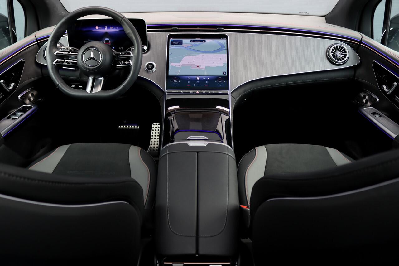 Mercedes-Benz EQE SUV 300 AMG Line 91 kWh | ex Btw. ¤ 59.500,- | Distronic+ | Memory | Panoramadak | Digital Light | Verwarmd Stuurwiel | Burmester | Warmtepomp | Keyless Go | Augmented Reality |