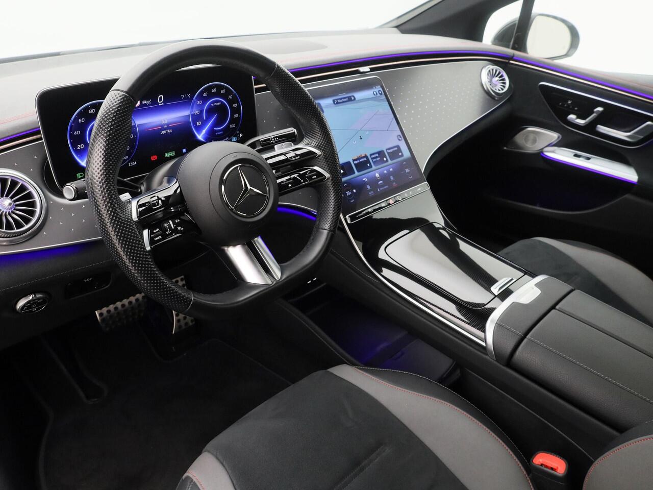 Mercedes-Benz EQE 350+ Launch Edition AMG Line 91 kWh | PANO | CAMERA | ADAPTIVE | BURMESTER | MEMORY | SFEERVERLICHTING | STOELVERW.