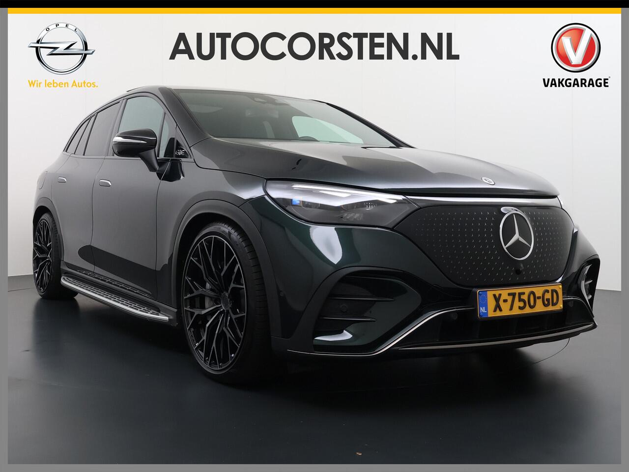 Mercedes-Benz EQE SUV 350+ AMG Line 105kwh PanoramaDak Airmatic 22"Concave Velgen Night+Premium Pack Burmester®Surround Trekhaak Distronic plus Adap.Cruise 360°Camera Navi Ecc Warmtepomp Apple Carplay Android Auto Memory Stoelen+Verwarmd Stuurverwarming Active-Park-assist 