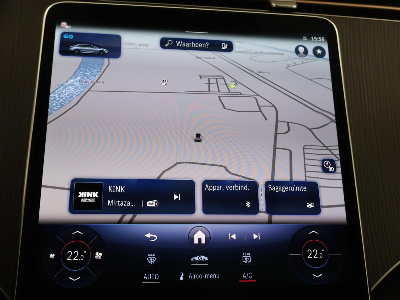 Mercedes-Benz EQE 300 AMG Line 89 kWh | Panoramadak | Memory | Sfeerverlichting | Apple carplay/Android auto | Dodehoekassistent | Manufaktur gordels |