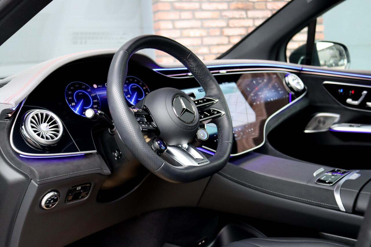 Mercedes-Benz EQE SUV AMG 53 4MATIC+ 91 kWh | MBUX Hyperscreen | Airmatic | Achterasbesturing | Distronic+ | Memory | Stoelventilatie | Burmester | Digital Light | Trekhaak | HUD | Warmtepomp |