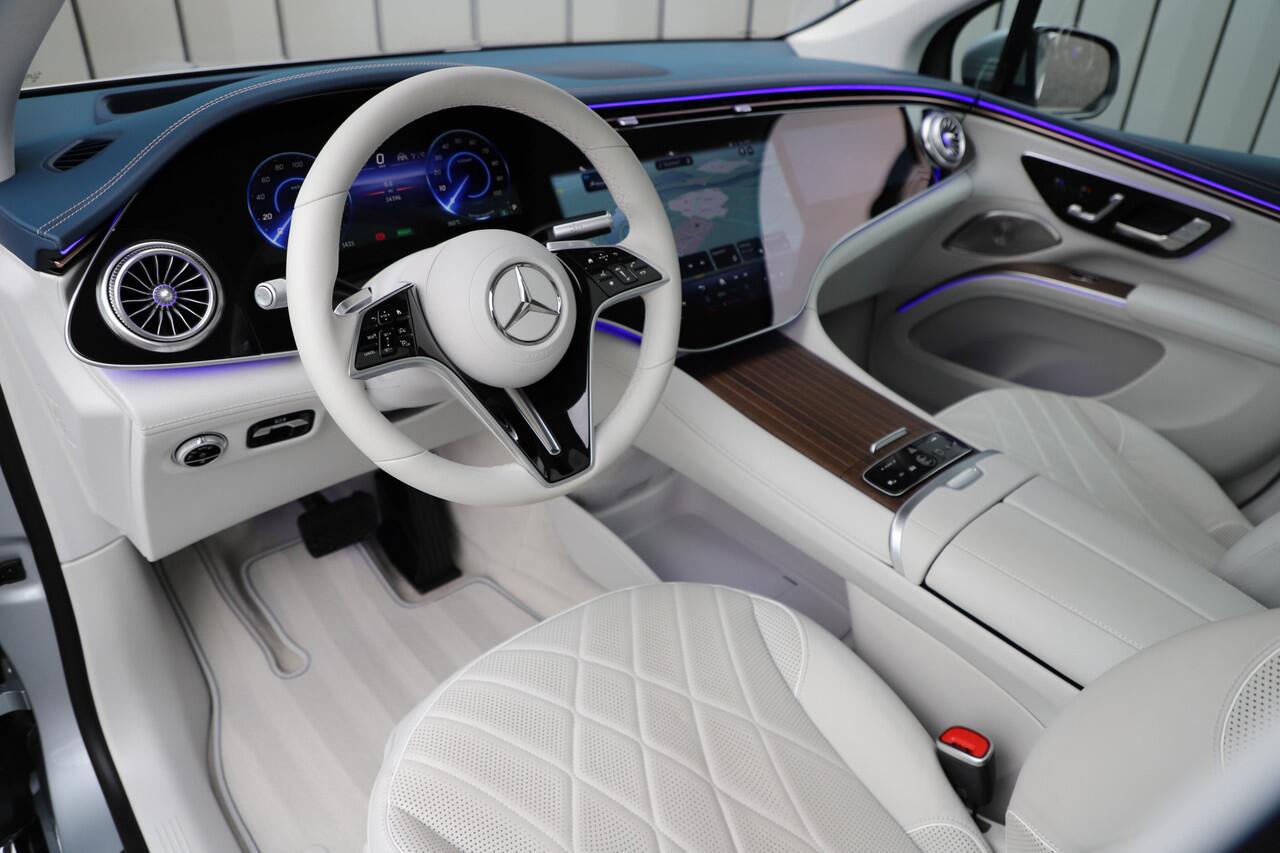 Mercedes-Benz EQS SUV 450+ AMG 108 kWh | 360PK | Massage | Achterasbesturing | Head-up | Luchtvering | Sfeerverlichting | Burmester | Leder exclusief | Keyles-go | 2023.