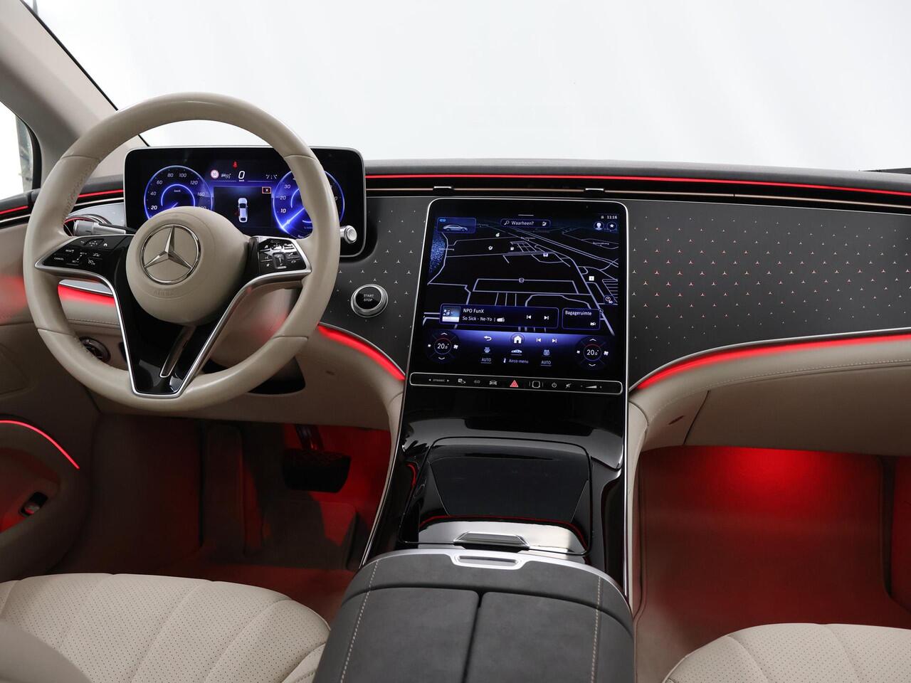 Mercedes-Benz EQS 350 Business Line 90 kWh | Trekhaak | Memory | Panoramadak | Keyless | 19" lichtmetalen velgen |