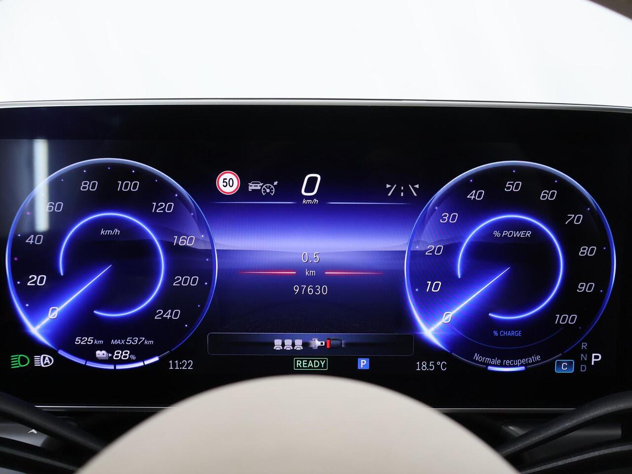 Mercedes-Benz EQS 350 Business Line 90 kWh | Trekhaak | Memory | Panoramadak | Keyless | 19" lichtmetalen velgen |