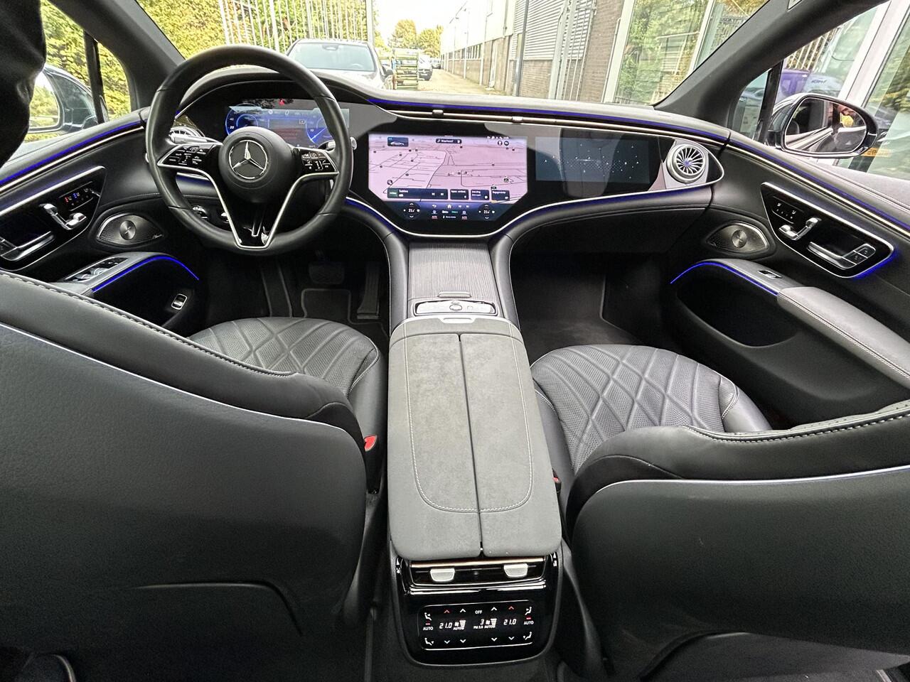 Mercedes-Benz EQS 580 4MATIC Luxury Line | Panoramadak | Rijassistentiepakket Plus | AIRMATIC Luchtvering | Achterasbesturing |