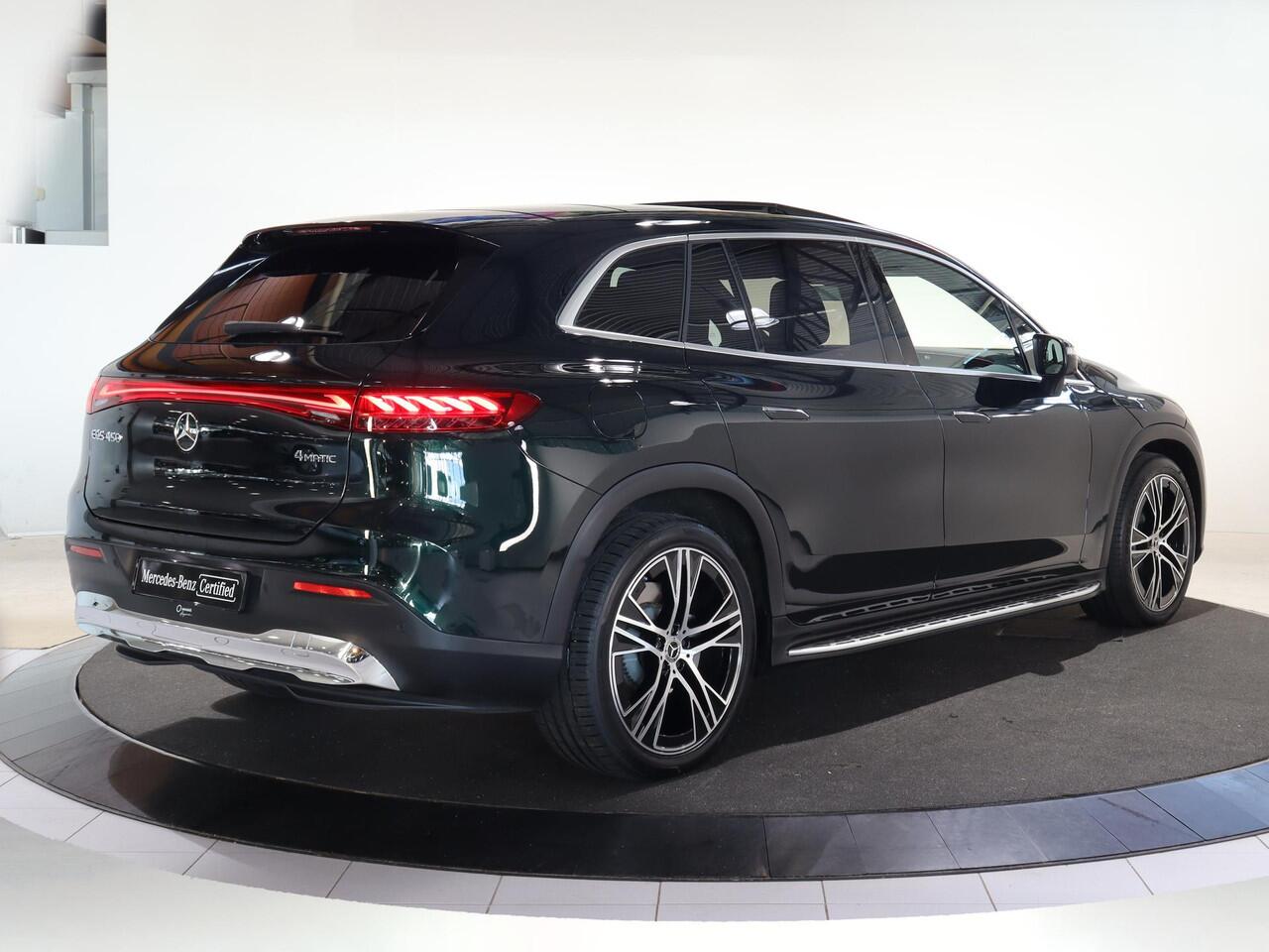 Mercedes-Benz EQS SUV 450 4MATIC 108 kWh | Luxury Line | Premium Pakket | Panorama-schuifdak | Head-Up Display | Stoelverwarming en -ventilatie | Akoestiekcomfort | 22 KW AC-laden |