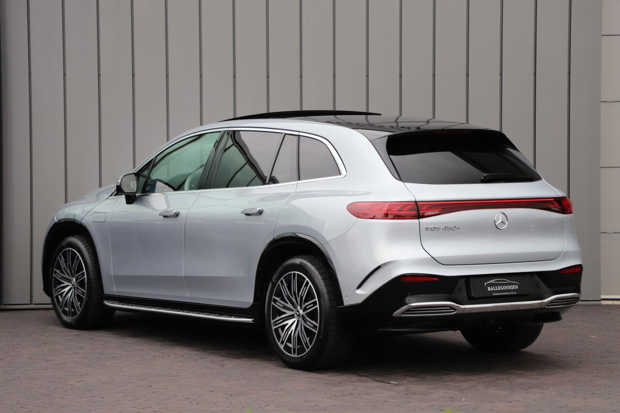 Mercedes-Benz EQS SUV 450+ AMG 108 kWh | 360PK | Massage | Achterasbesturing | Head-up | Luchtvering | Sfeerverlichting | Burmester | Leder exclusief | Keyles-go | 2023.