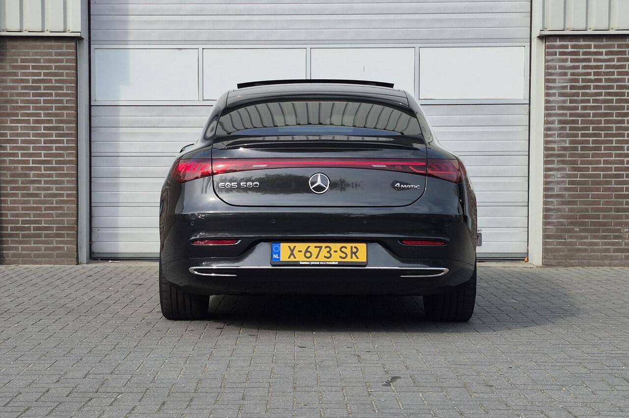 Mercedes-Benz EQS 580 4MATIC Luxury Line | Panoramadak | Rijassistentiepakket Plus | AIRMATIC Luchtvering | Achterasbesturing |