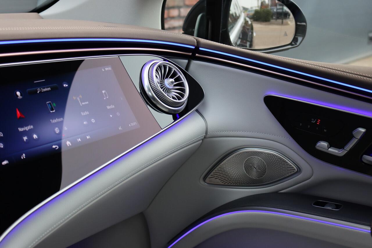 Mercedes-Benz EQS 450+ AMG Line 108 kWh | Hyperscreen | Luchtvering | Achterasbesturing | Distronic | Burmester | Memory | Keyless Go | Warmtepomp | Elek. Zitplaatsen Achter |