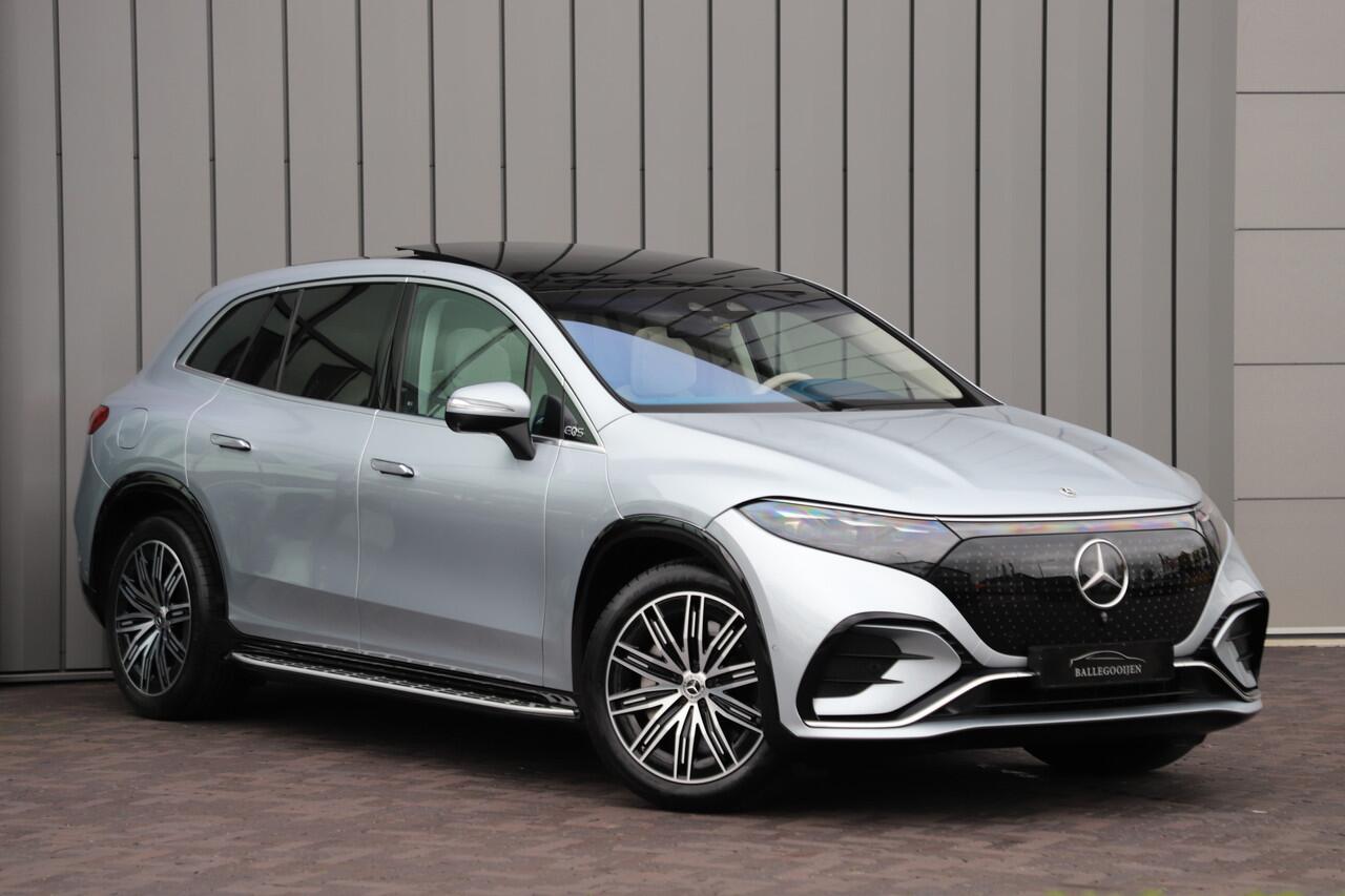 Mercedes-Benz EQS SUV 450+ AMG 108 kWh | 360PK | Massage | Achterasbesturing | Head-up | Luchtvering | Sfeerverlichting | Burmester | Leder exclusief | Keyles-go | 2023.