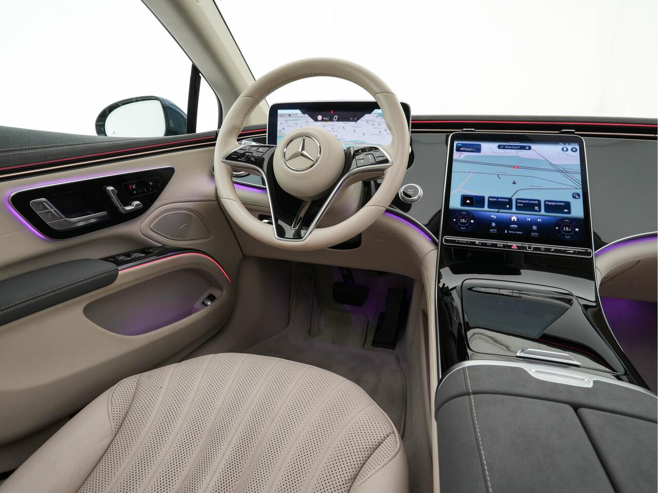 Mercedes-Benz EQS 350 Business Line 90 kWh {SOH-100%} [3-Fase] (INCL-BTW) Aut. *PANO | LUXURY-LEATHER | FULL-LED | MEMORY-PACK | HEATED-COMFORTSEATS | DIGI-COCKPIT | CAMERA | AMBIENT-LIGHT | NAVI-FULLMAP | BLIND-SPOT | KEYLESS | CARPLAY | PRIVACY-GLASS |