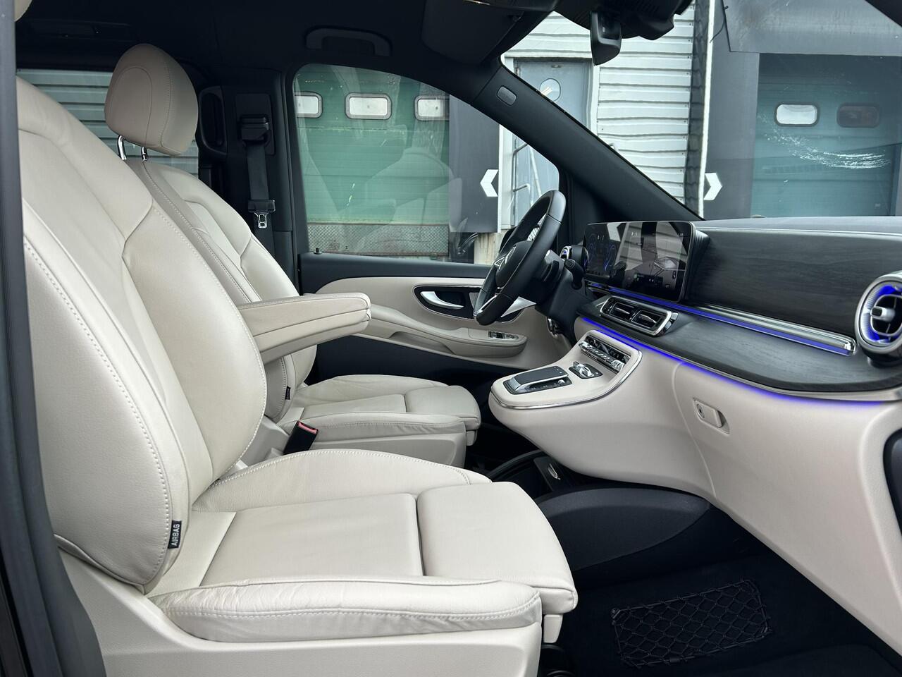 Mercedes-Benz EQV 300 L2 90 kWh Dubbel Cabine | 5-pers | BEIGE LEDER | 360 CAM | DISTRONIC +