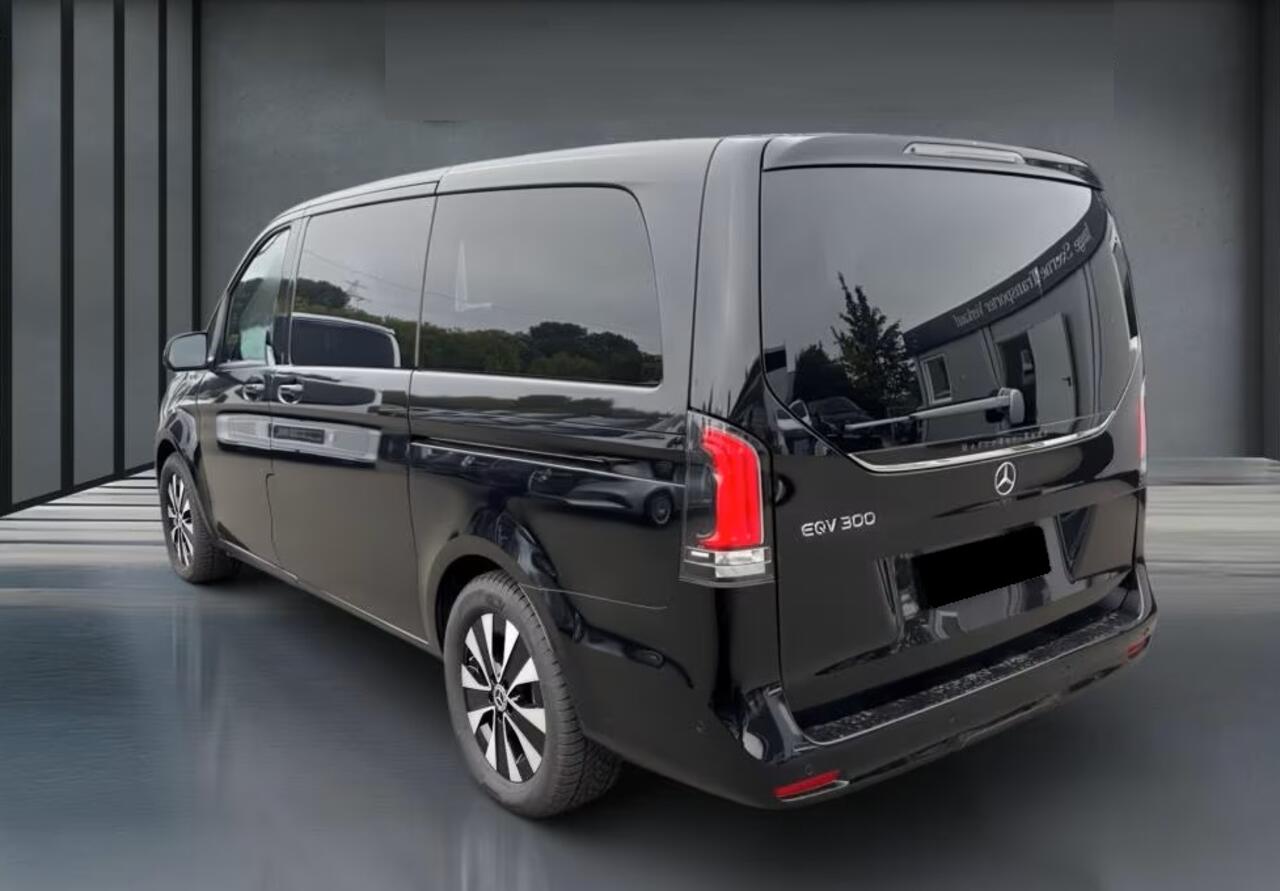 Mercedes-Benz EQV 300 L2 90 kWh Nieuw Model 53.500 ex BTW 7-zitter Leder WideScreen Distronic EL Schuifdeuren LED 360 Camera