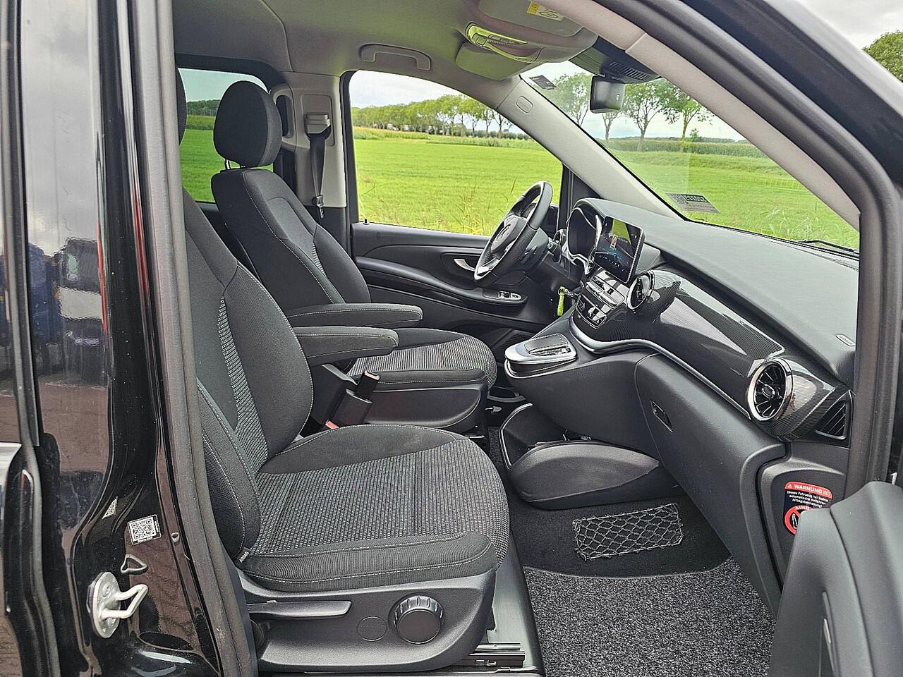 Mercedes-Benz EQV 300 L3 90kWh DC 8-Persoons Mbux + Navi Elektrische-Zijdeuren LED Bumpers-Kleur!