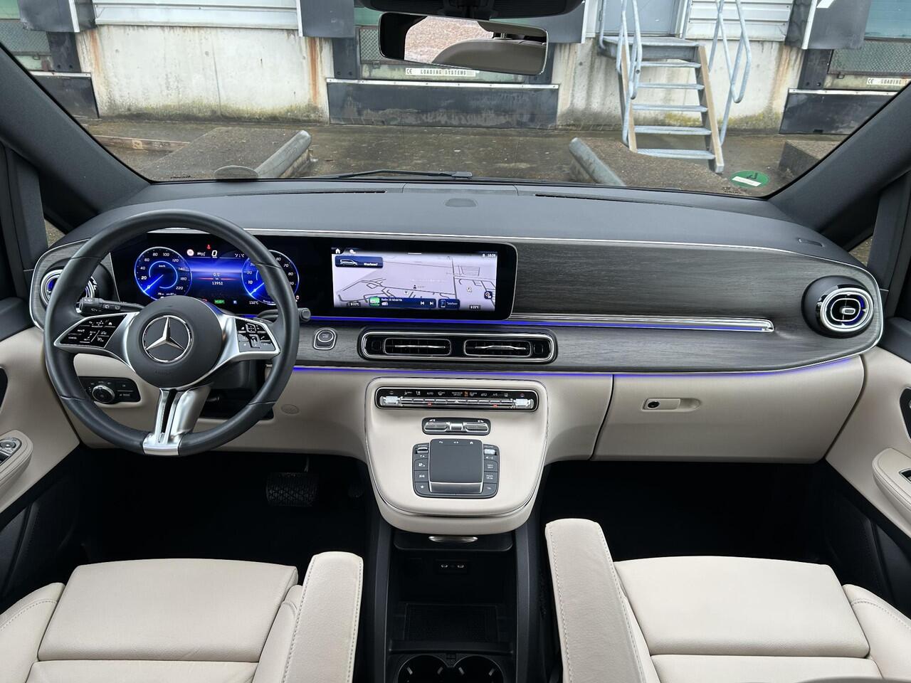 Mercedes-Benz EQV 300 L2 90 kWh Dubbel Cabine | 5-pers | BEIGE LEDER | 360 CAM | DISTRONIC +