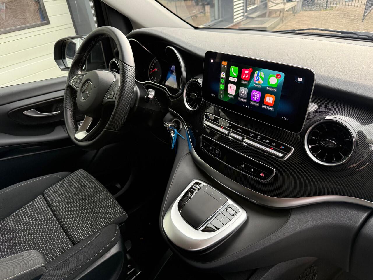 Mercedes-Benz EQV 300 90 kWh SOH 98 % L3 Extra lang - 8 Zitplaatsen - 07-2024 - Apple Carplay