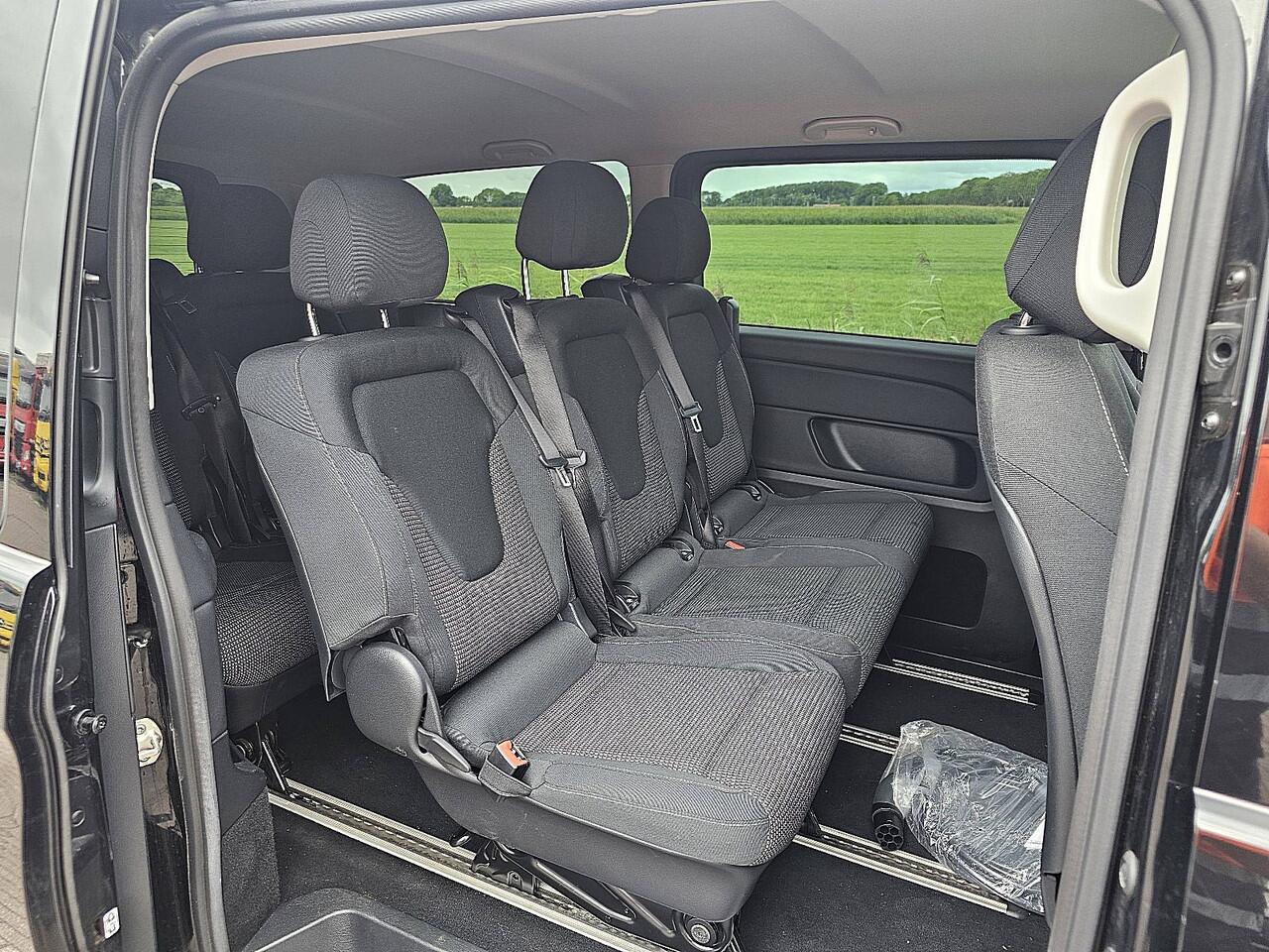 Mercedes-Benz EQV 300 L3 90kWh DC 8-Persoons Mbux + Navi Elektrische-Zijdeuren LED Bumpers-Kleur!