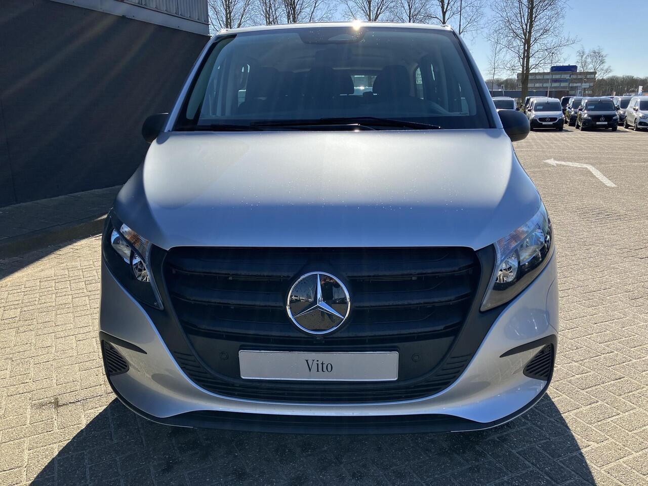 Mercedes-Benz EVITO TOURER 129 PRO L2 90 kWh | 9 Zitplaatsen | Snelladen 110 KWh | Achteruitrijcamera | Parkeerpakket | Comfortbestuurdersstoel | Dodehoekassistent | 360KM Range |