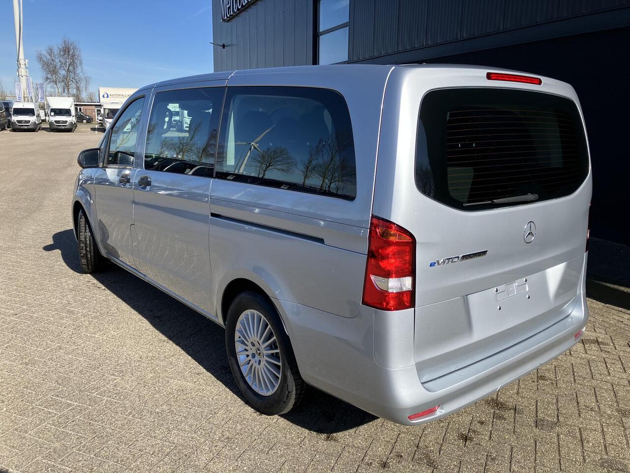 Mercedes-Benz EVITO TOURER 129 PRO L2 90 kWh | 9 Zitplaatsen | Snelladen 110 KWh | Achteruitrijcamera | Parkeerpakket | Comfortbestuurdersstoel | Dodehoekassistent | 360KM Range |