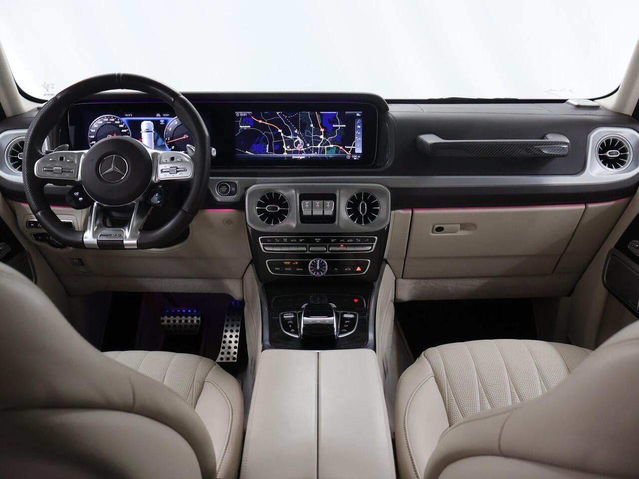 Mercedes-Benz G-KLASSE 63 | PPF | Blue eye laser systeem | Manufaktur Olijfgroen | Carbon | Superior interieur |