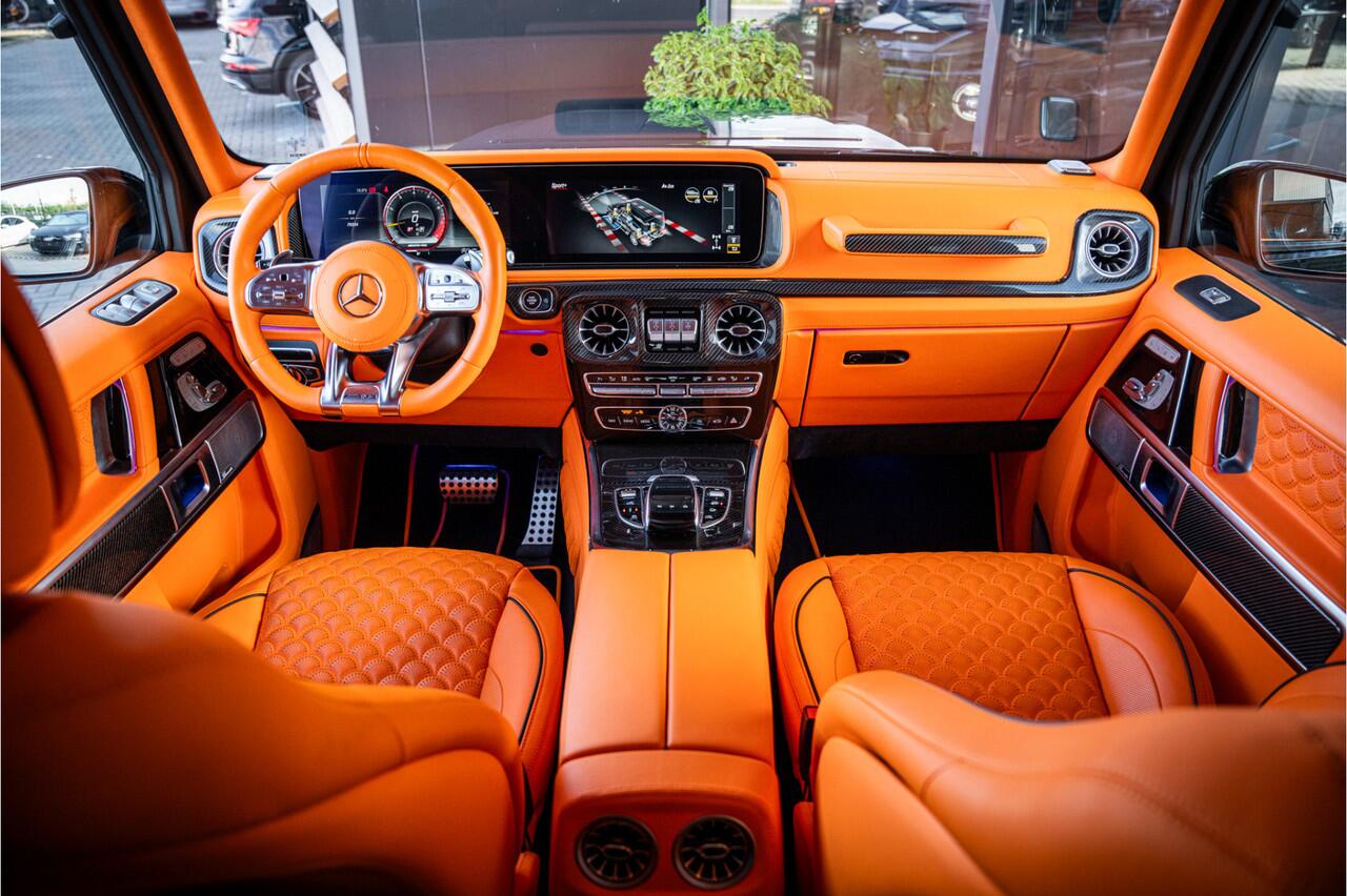 Mercedes-Benz G-KLASSE G63 - BRABUS G800 | 24 inch | Sterrenhemel | Panorama | Burmester | Carbon