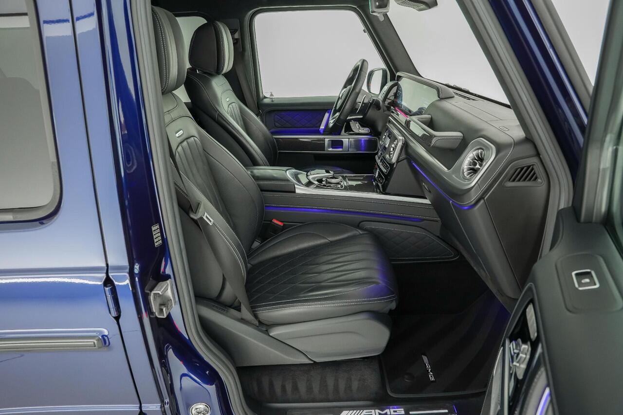 Mercedes-Benz G-KLASSE G63 AMG 585pk |BTW|garantie tot 12-2027|schuif\kantel|Burmester|drivers package|massage|memory|360 camera|trekhaak|stoelverwarming + ventilatie|