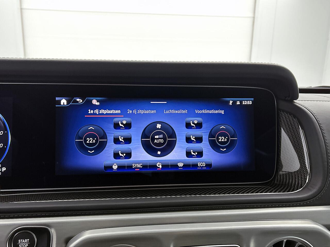 Mercedes-Benz G-KLASSE 580 met EQ-Technologie 116 kWh | AMG Line | SUPERIOR Line interieur | Warmtecomfortpakket | AMG sierelementen in carbon | Comfortpakket | Nightpakket | Treeplanken | MANUFAKTUR Schöckl designpakket |