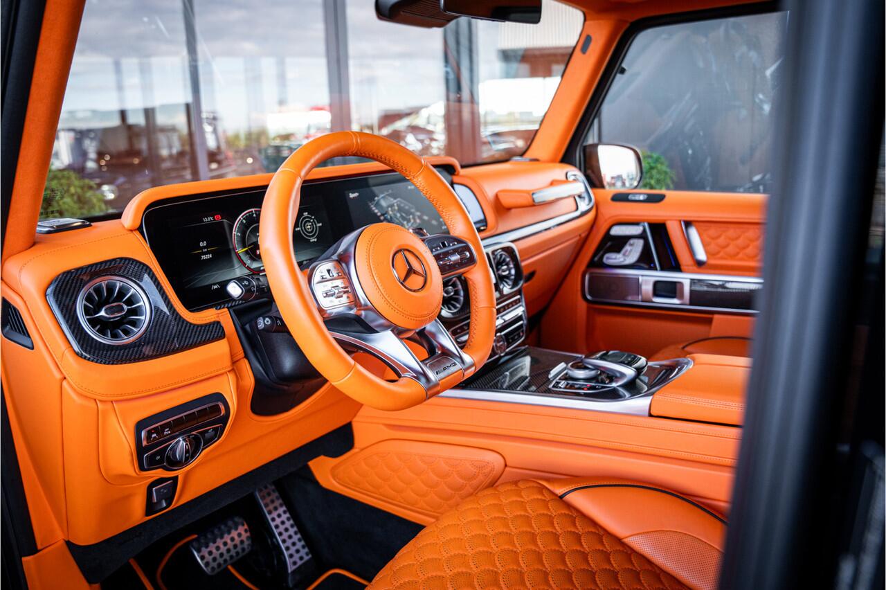 Mercedes-Benz G-KLASSE G63 - BRABUS G800 | 24 inch | Sterrenhemel | Panorama | Burmester | Carbon
