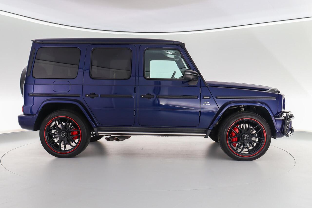 Mercedes-Benz G-KLASSE G63 AMG 585pk |BTW|garantie tot 12-2027|schuif\kantel|Burmester|drivers package|massage|memory|360 camera|trekhaak|stoelverwarming + ventilatie|