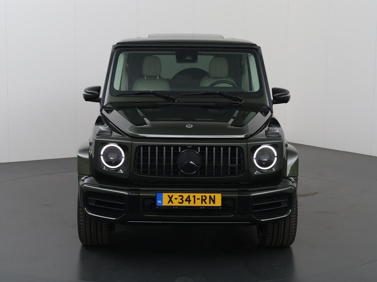 Mercedes-Benz G-KLASSE 63 | PPF | Blue eye laser systeem | Manufaktur Olijfgroen | Carbon | Superior interieur |