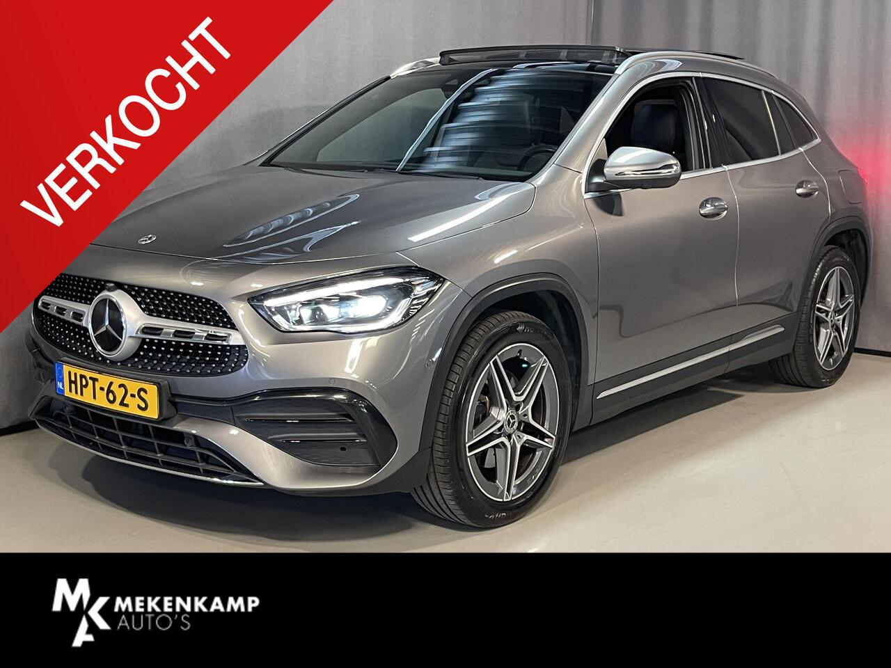 Mercedes-Benz GLA-KLASSE 250 e AMG Line 19"/Panoramadak/Trekhaak/Dodehoek/Adaptieve cruise/360 camera/Keyless/Matrix LED/Stoelverwarming/Apple Carplay & Android Auto