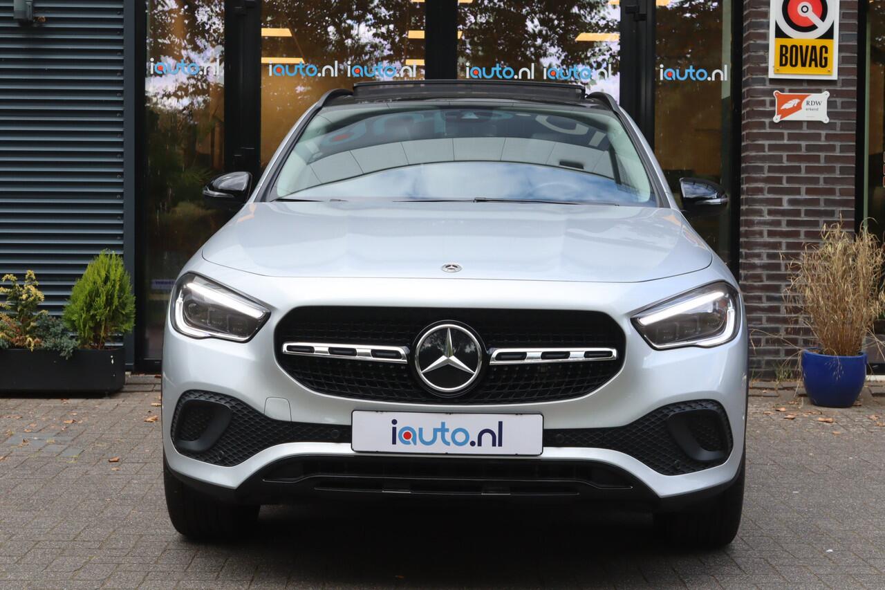 Mercedes-Benz GLA-KLASSE 250 e Progressive Night Pano/LED/Leder/Keyless/Camera/Elek. stoelen/Dodehoek/19"/Trekhaak wegkl.