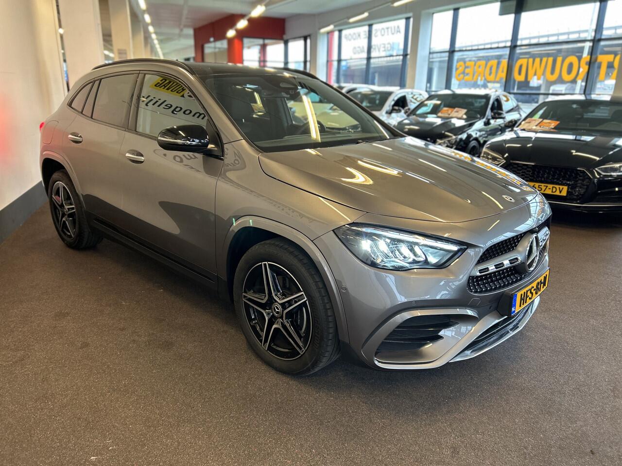 Mercedes-Benz GLA-KLASSE 250 e Star Edition AMG Line | Panoramadak | Facelift | Sfeerverlichting | Achteruitirijcamera | Adaptieve cruise control | Adaptief onderstel | Lane assist | Stoelverwarming | Apple carplay