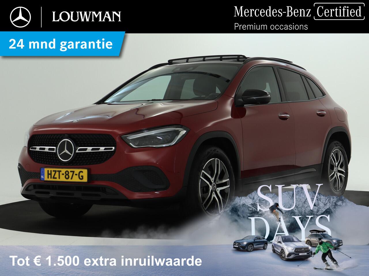 Mercedes-Benz GLA-KLASSE 250 e Plug-In Hybride | Panoramadak | Night Pakket | Trekhaak | 360° camera | Sfeerverlichting | Inclusief 24 maanden MB Certified garantie voor Europa.