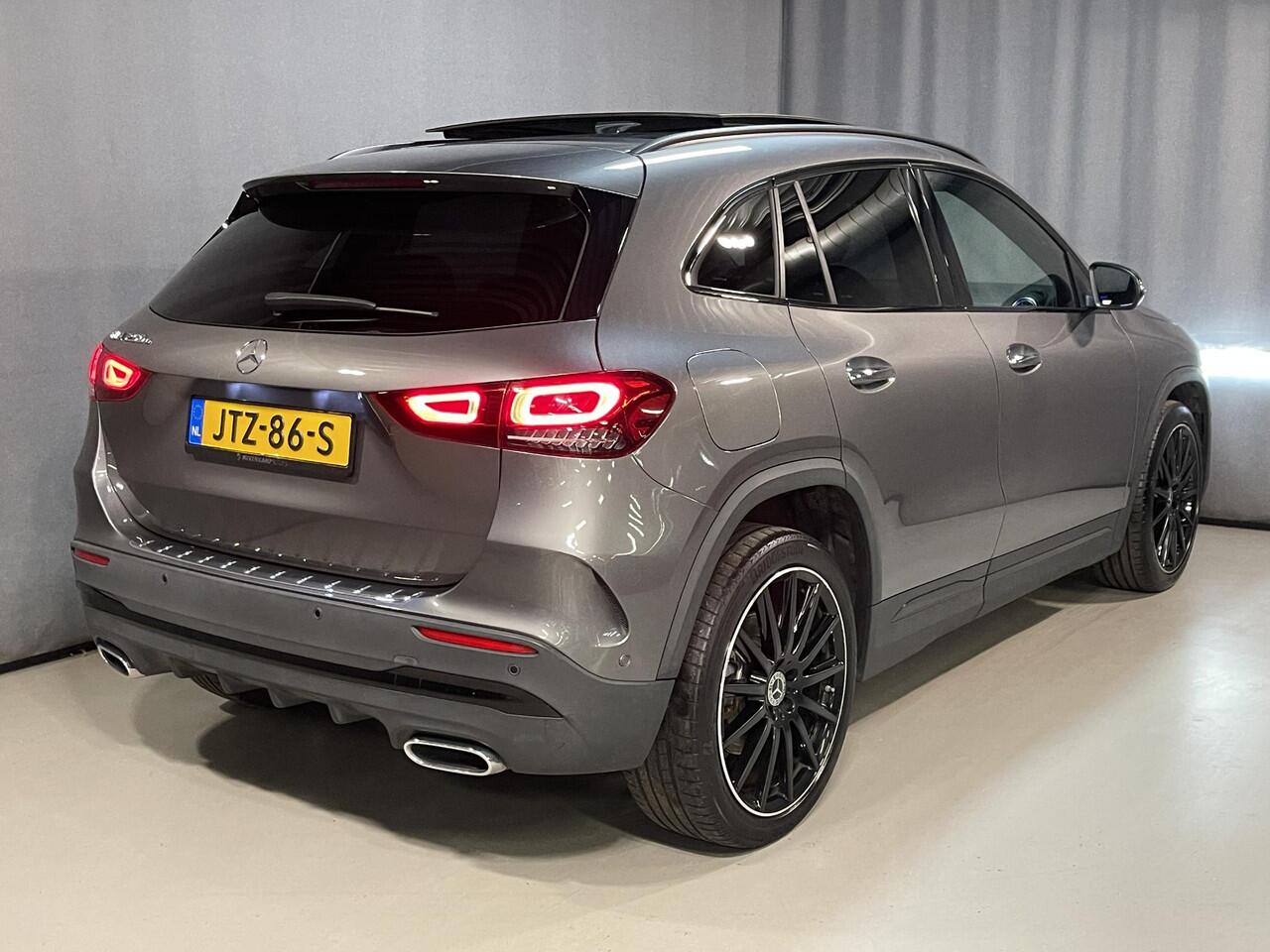 Mercedes-Benz GLA-KLASSE 250 e AMG Line 20"/Panoramadak/Memory stoel l+r/Matrix LED/Keyless/Sfeerverlichting/Stoelverwarming/Camera/Elektrische klep