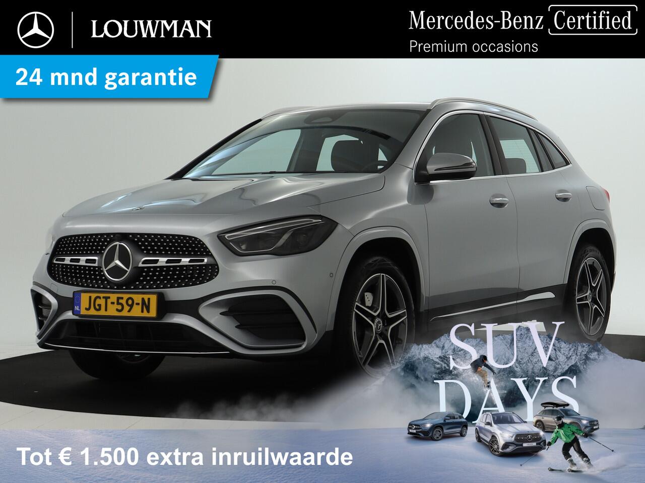 Mercedes-Benz GLA-KLASSE 250 e AMG Plug-In Hybride AMG Line | Dodehoek Assist | 11kW Laden | MiltiBeam Koplampen | Stuur en Stoelverwarming. Inclusief 24 maanden MB Certified garantie voor Europa.