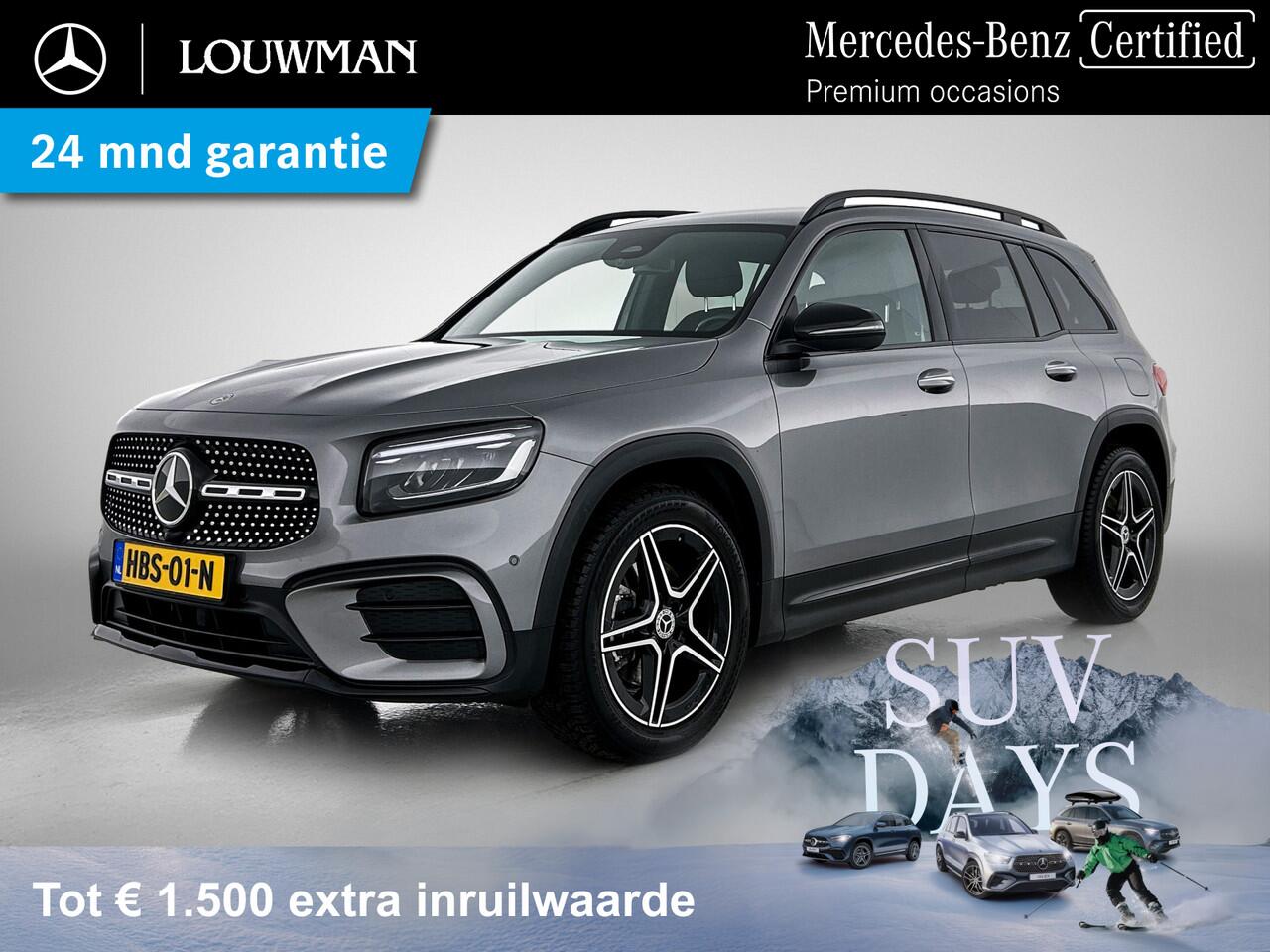Mercedes-Benz GLB-Klasse 180 AMG 7-persoons | Trekhaak af fabriek | Nightpakket | Keyless-Go comfortpakket | Parkeerpakket met achteruitrijcamera | USB-pakket plus | GUARD 360 ° Vehicle protection Plus | EASY PACK achterklep |
