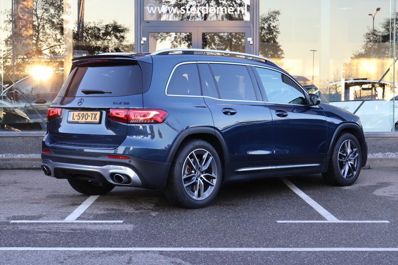 Mercedes-Benz GLB-Klasse AMG 35 4MATIC l 306 PK l MBUX l Camera l LED l Wegklapbare Trekhaak l PTS l Airconditioning l Dode hoek assistent l Spiegel pakket l Stoelverwarming l