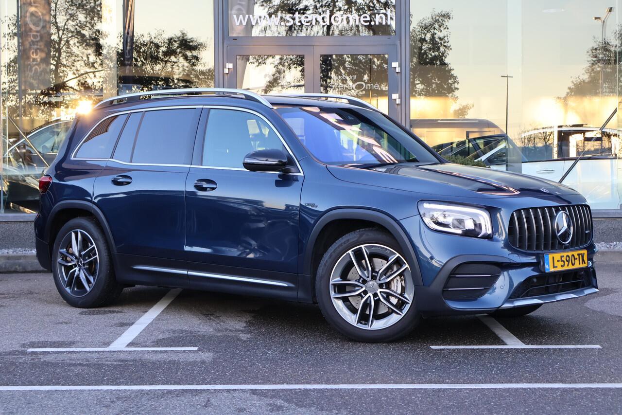Mercedes-Benz GLB-Klasse AMG 35 4MATIC l 306 PK l MBUX l Camera l LED l Wegklapbare Trekhaak l PTS l Airconditioning l Dode hoek assistent l Spiegel pakket l Stoelverwarming l