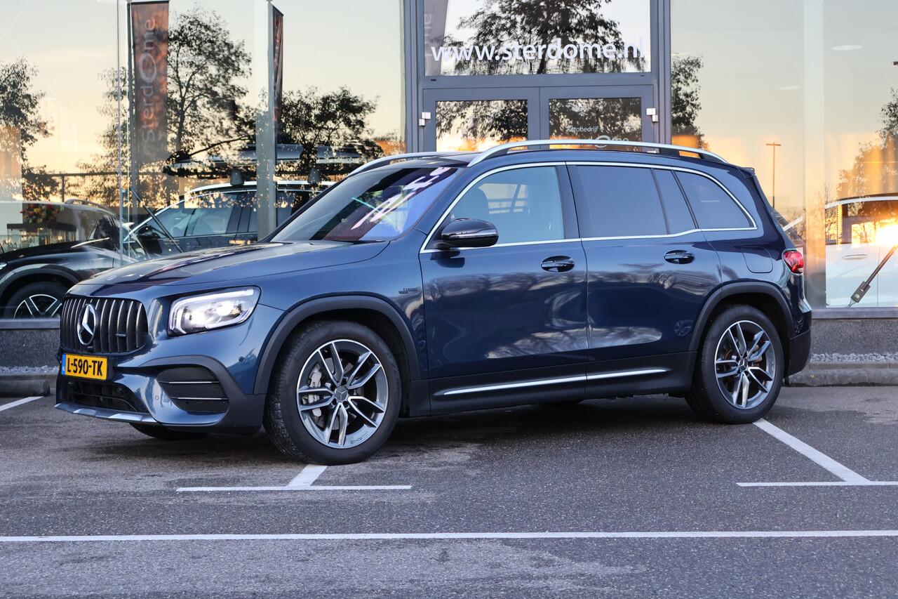 Mercedes-Benz GLB-Klasse AMG 35 4MATIC l 306 PK l MBUX l Camera l LED l Wegklapbare Trekhaak l PTS l Airconditioning l Dode hoek assistent l Spiegel pakket l Stoelverwarming l