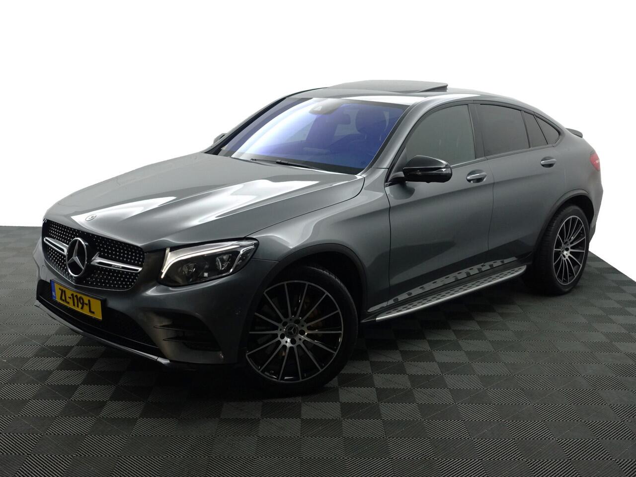 Mercedes-Benz GLC-KLASSE Coupé 250 4MATIC AMG Night Edition Premium Plus Aut- Schuifdak, Burmster, Memory, 360 camera, Treeplanken, Sfeerverlichting