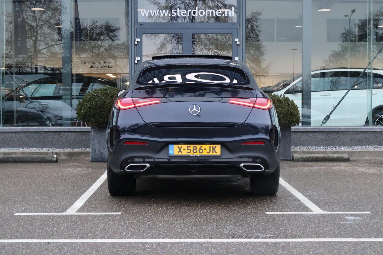 Mercedes-Benz GLC-KLASSE Coupé 300e 4MATIC AMG Line l Panoramadak l Niveau- regeling l KEYLESS GO l Rij-assistentie plus l Digital Light l Memory pakket l MBUX l 360 gr Camera l Trekhaak Wegklapbaar l DAB l Sfeerverlichting l Burmester l Night pakket l stoelverwarming V + A l