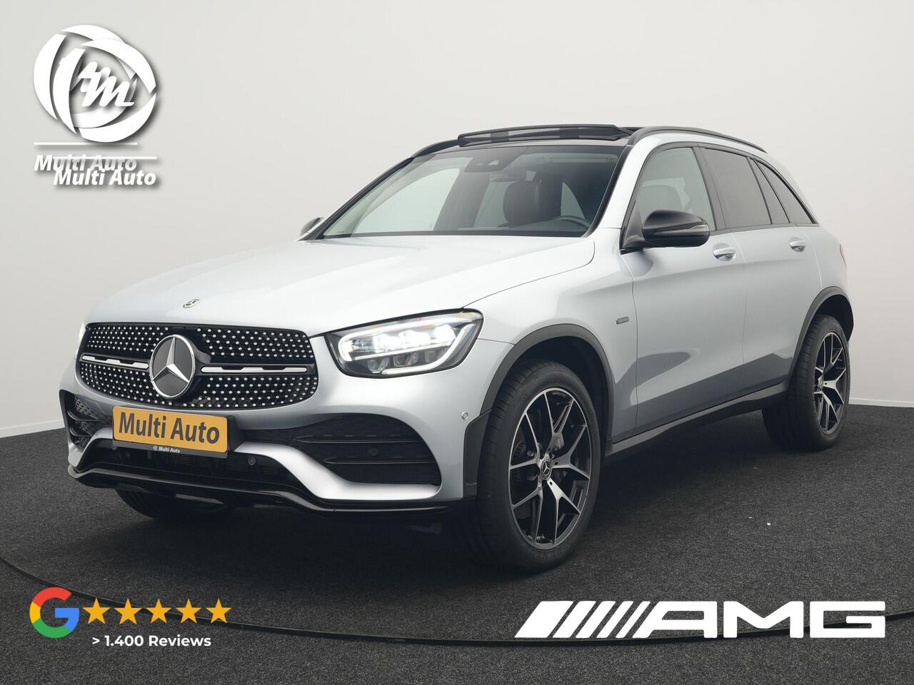 Mercedes-Benz GLC-KLASSE 300e 4MATIC AMG Plug In Hybrid 320pk Dealer O.H PHEV | Panodak | Adaptive Cruise | Burmester Audio | Camera | 20"L.M | Lederen Sportstoelen Verwarmd | Apple Carplay | Blis | Sfeerverlichting | Navigatie | DAB |