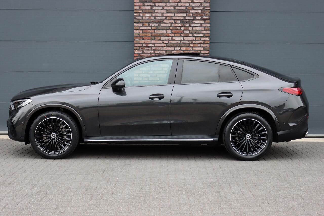 Mercedes-Benz GLC-KLASSE Coupé 300 4MATIC AMG Line Aut9 | Panoramadak | Distronic Pro | Trekhaak | Verwarmd Stuurwiel | Surround Camera | Memory | Nightpakket | Sfeerverlichting |